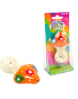Flower Mushroom Ceramic Hand Pipe - inhalco