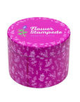 Flower Stampede 4-Layer Pink Grinder