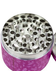 Flower Stampede 4-Layer Pink Grinder