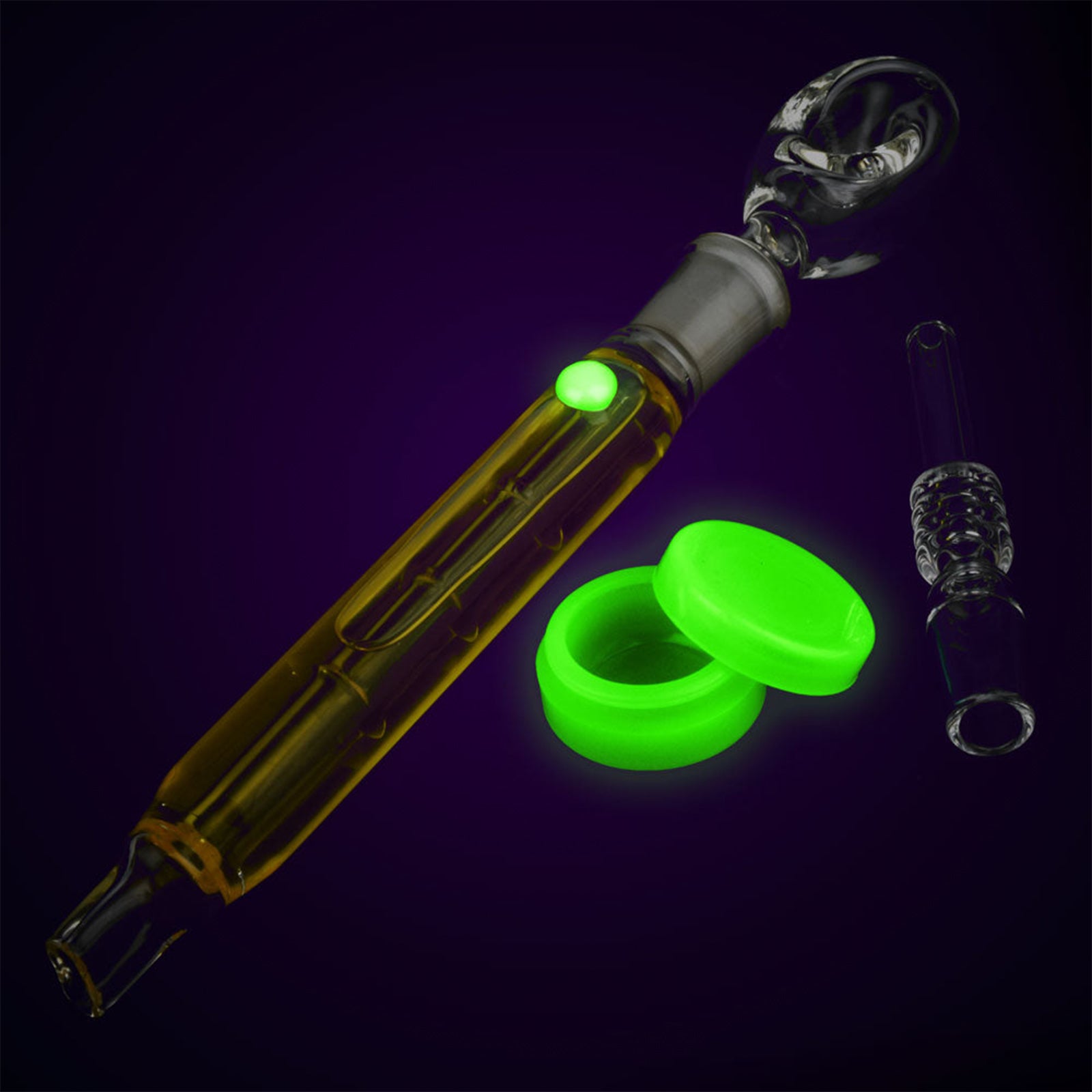 Freezable Glycerin Nectar Collector &amp; Spoon Pipe