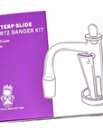 Space King XXL Terp Slide (White Purple)