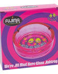 Fujima We're All Mad Here Glass Ashtray