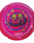 Fujima We're All Mad Here Glass Ashtray