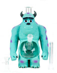 10.5" Fuzzy Blue Monster Bong - INHALCO