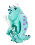 10.5" Fuzzy Blue Monster Bong - INHALCO