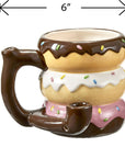 Donut Mug Pipe Novelty Coffee Mug