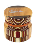 Genie 4 Parts Wooden Weed Grinder