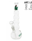Greenline 9" Glass Bubble Body Water Pipe - inhalco