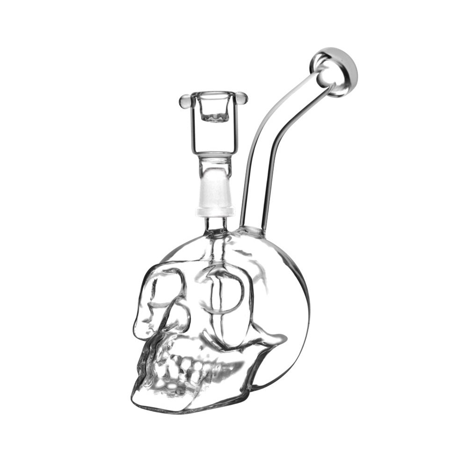 Glass Skull Bong - INHALCO