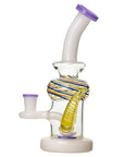 8.5" Glass Spiral Horns Bong