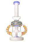 8.5" Glass Spiral Horns Bong