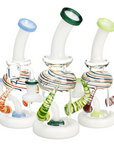 8.5" Glass Spiral Horns Bong