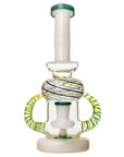 8.5" Glass Spiral Horns Bong