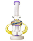 8.5" Glass Spiral Horns Bong