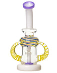 8.5" Glass Spiral Horns Bong