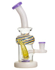 8.5" Glass Spiral Horns Bong