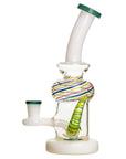 8.5" Glass Spiral Horns Bong