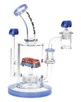 Glow VW Bus Glass Dab Rig Set 8.5"
