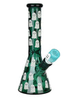 Glow-in-the-Dark Ghostly Beaker Bong INHALCO
