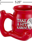 TAKE A HIT KAREN! RED Roast & Toast mug