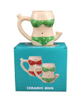 Green Bikini Mug Pipe - INHALCO