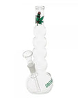 Greenline 9" Glass Bubble Body Water Pipe - inhalco