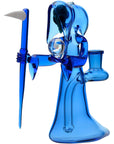 Grim Reaper Dab Rig Blue Left - INHALCO