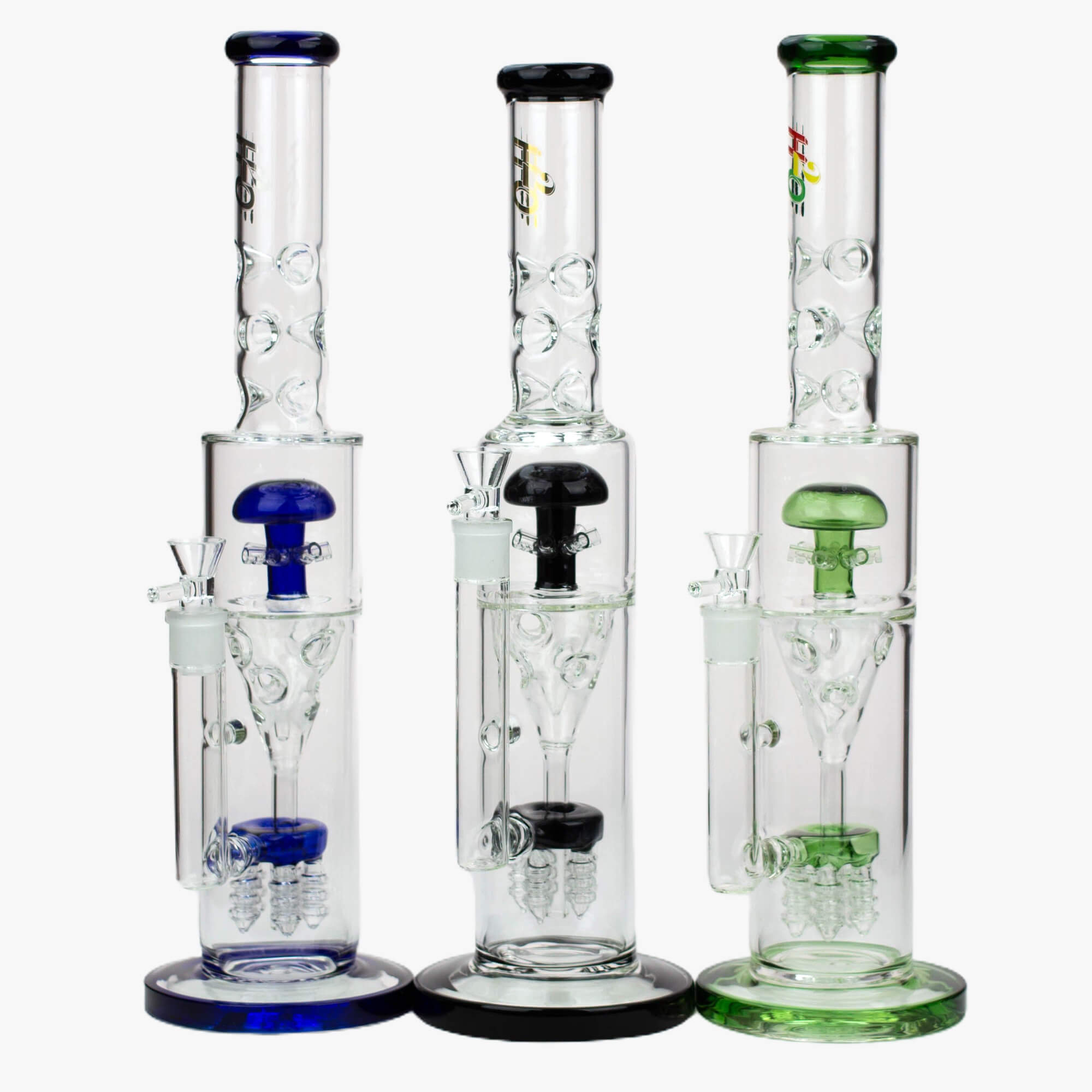 17&quot; H2O Funnel Glass Percolator Bong
