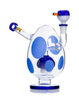 Spotted Egg XL Bong 9" with Mushroom Perc - INHALCO