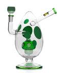Spotted Egg XL Bong 9" with Mushroom Perc - INHALCO