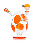 Spotted Egg XL Bong 9" with Mushroom Perc - INHALCO