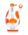 Spotted Egg XL Bong 9" with Mushroom Perc - INHALCO
