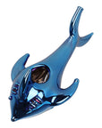 SeshGear Electroplated Cobalt Chomper Glass Hand Pipe