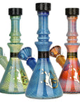 Heady Bubble Matrix Beaker Glass Bong - inhalco
