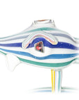 Heady Wigwag Snake Dab Rig W Opal Eyes