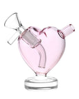 Heart-Shaped Mini Glass Bubbler - INHALCO