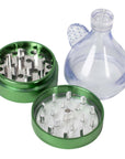 Herb Grinder with Funnel - inhalco