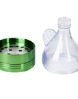 Herb Grinder with Funnel - inhalco