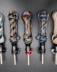 High-End Dichro Glass Dab Straw - INAHLCO
