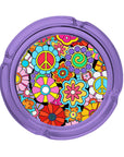 Hippie Flower Glass Ashtray