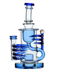 Horn Klein Recycler Heady Glass Dab Rig 8"