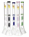 Infyniti 24" Dual Tree Beaker Glass Bong