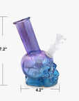 Iridescent Skull Bong