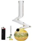 LA Pipes Double Zong Bubble Base Bong - INHALCO