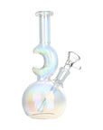 Lunar Glow Electroplated Bubble Bong - INHALCO