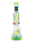 Reversal Wig Wag Ooze and Blue Slitted Pyramid Beaker Freezable Coil System