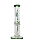 Johnny Green 12″ 9mm Straight Tube with Grid Percolator Slide