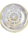 Mandala Secret Iridescent Etched Bong - INHALCO