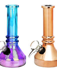 Metallic Sunset Beaker Bong - inhalco