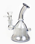 6" Bell Metallic Tinted Bubbler